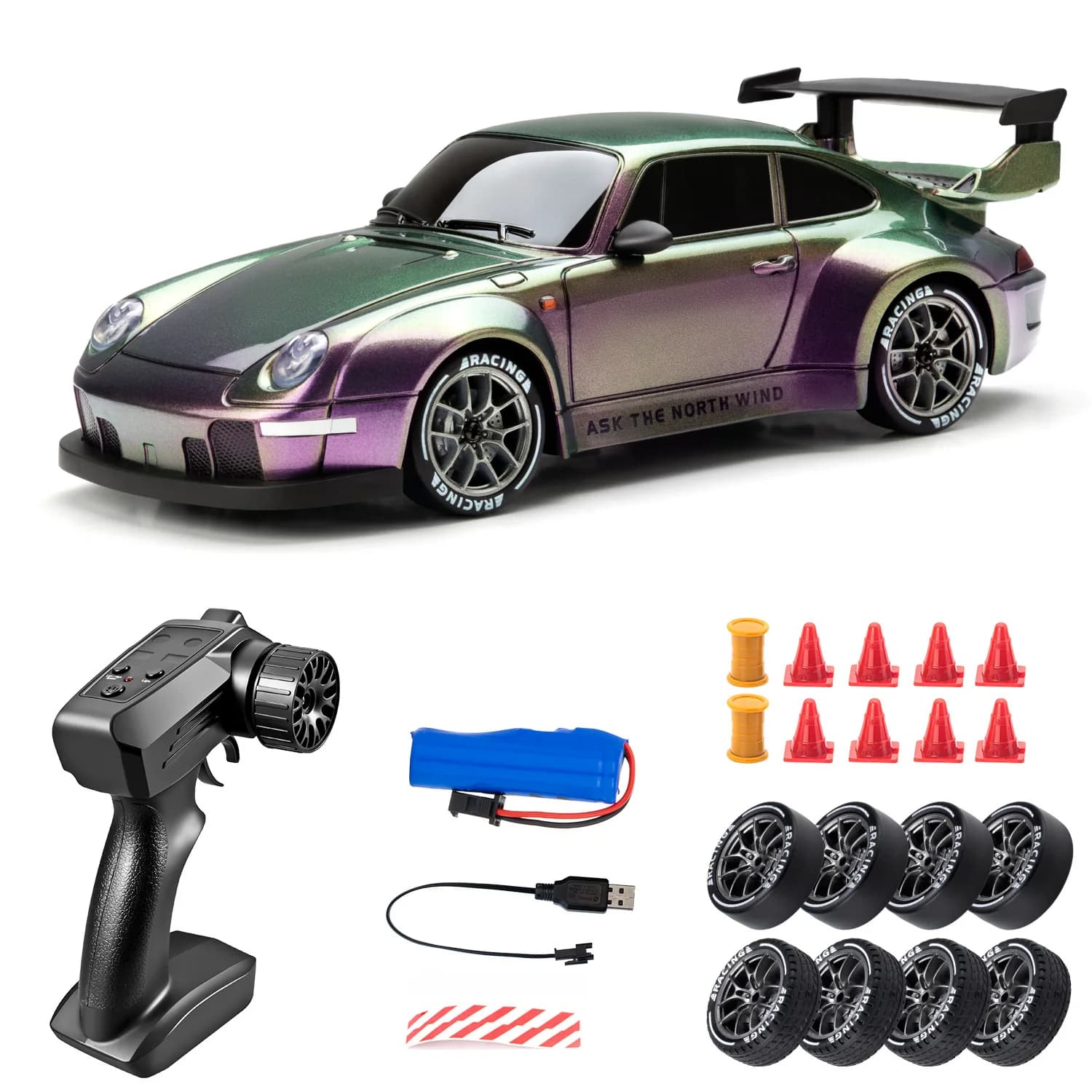 24 Speed Four-Wheel Drive RC Drift Car