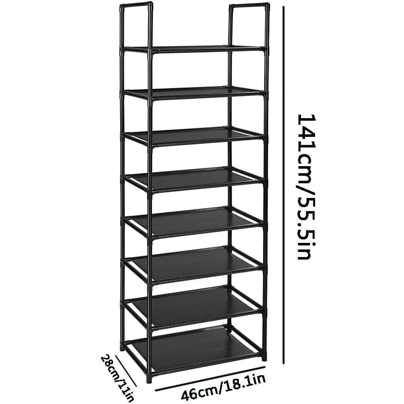 Heavy Duty Steel Shoe Rack 25 Pairs