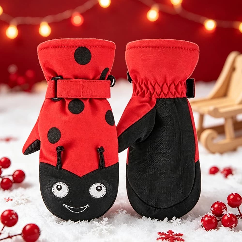 Kids Winter Mittens with Fleece Lining