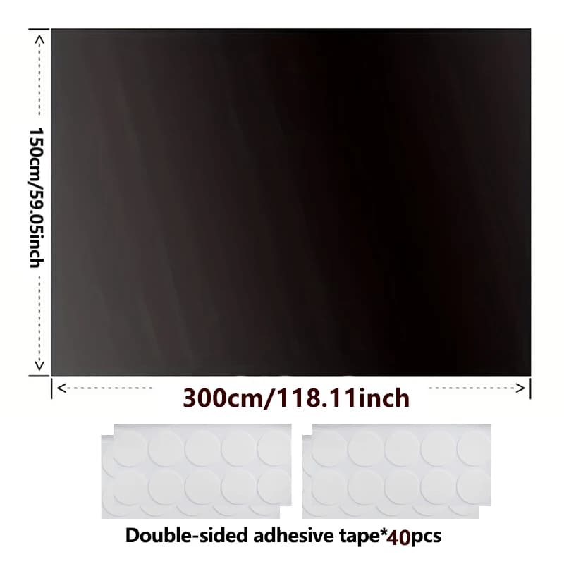 Blackout Window Film Self-Adhesive