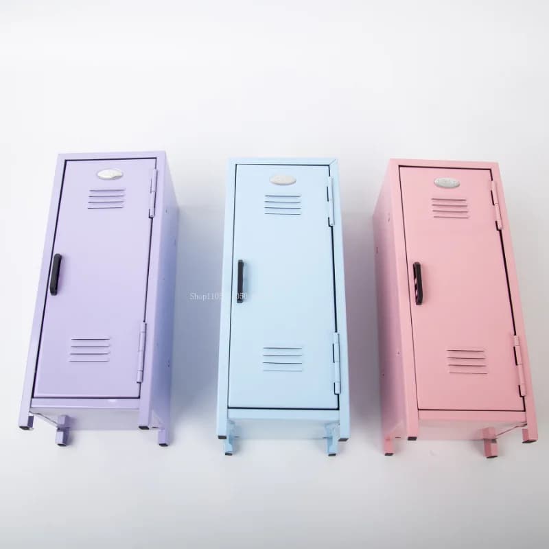 Mini Stainless Steel Storage Cabinet with Lock