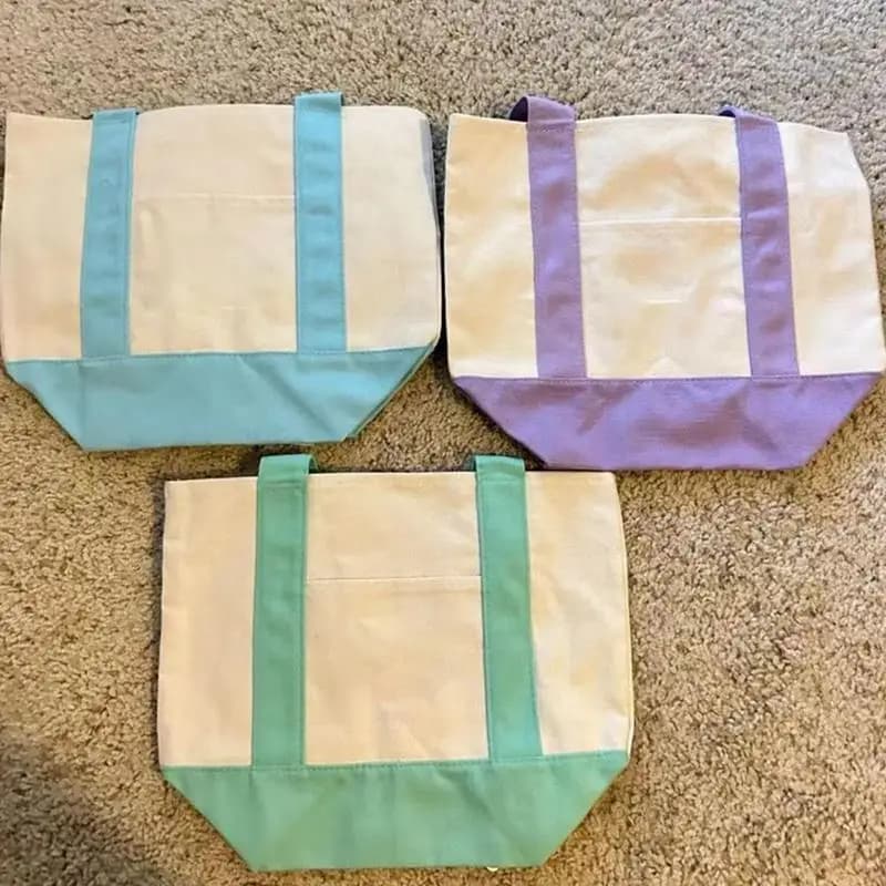 Canvas Minimalist Commuter Tote Bag