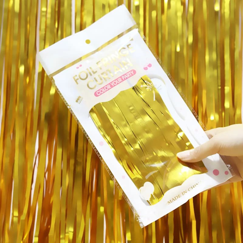 Laser Rain Curtain Tassel Party Decoration Pack