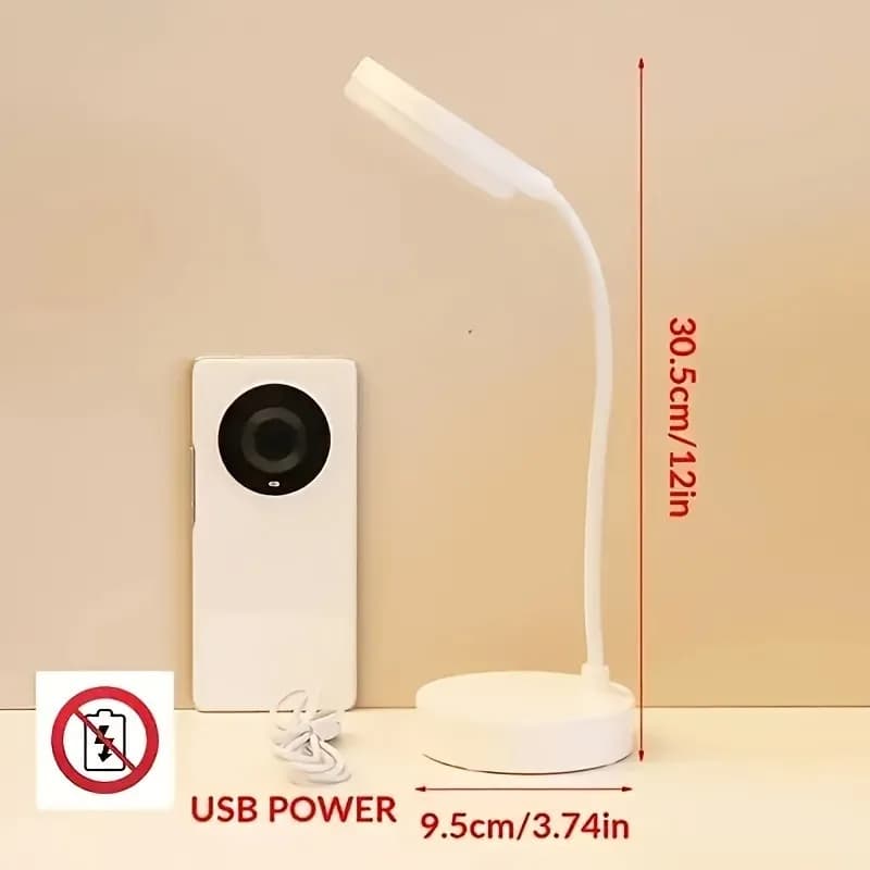 Flexible LED Desk Lamp with USB Power