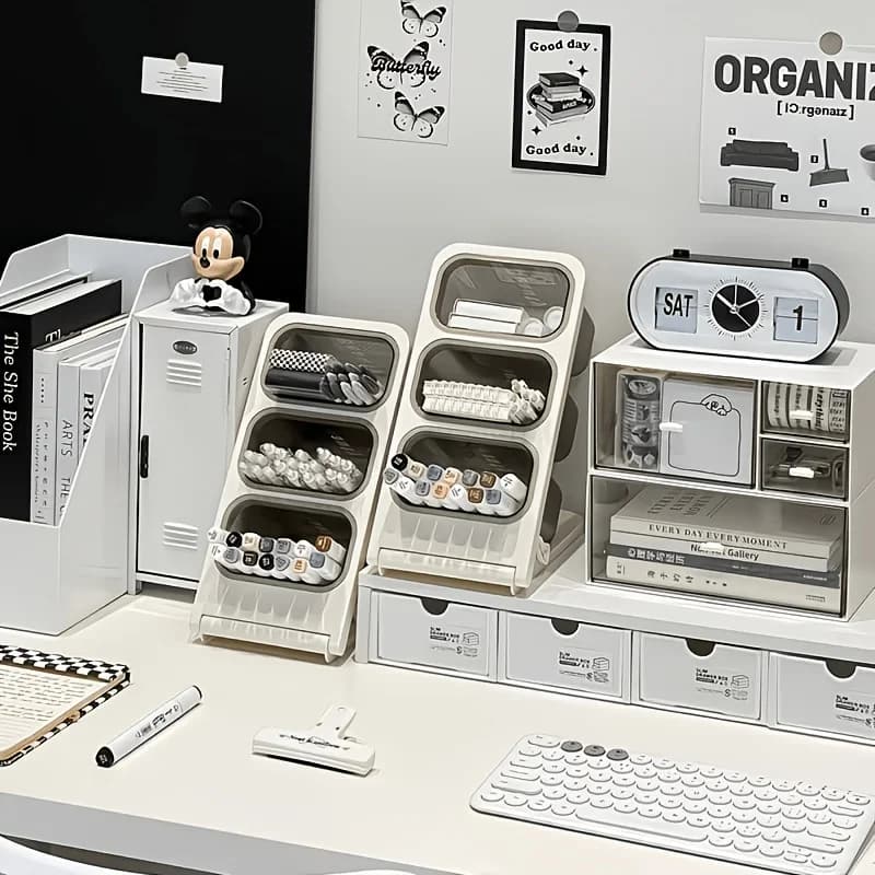 Large Desktop Pen Holder Organizer