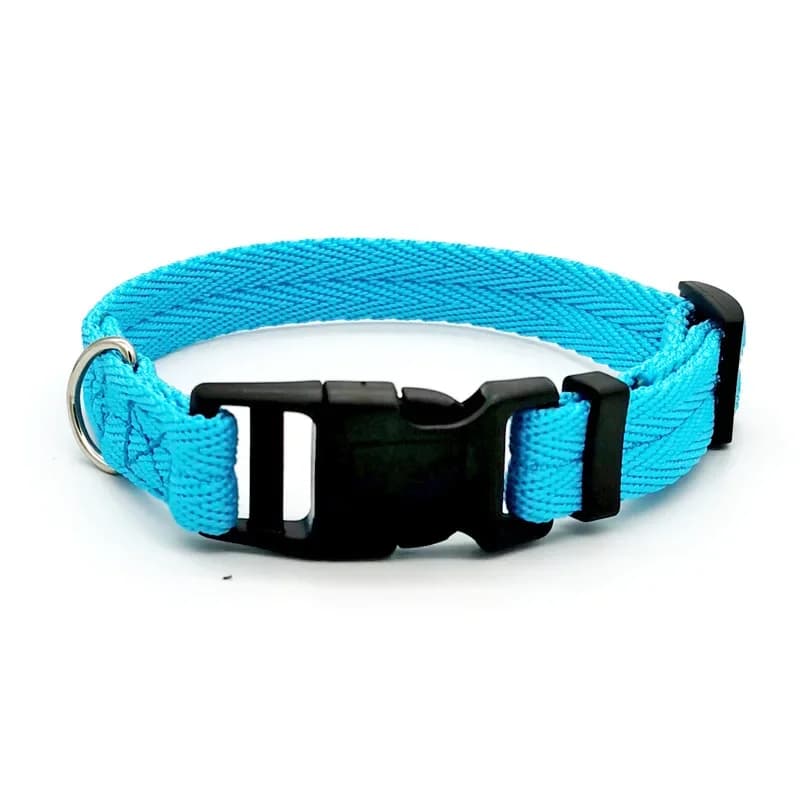 Solid Color Dog Collar for Medium & Small Dogs