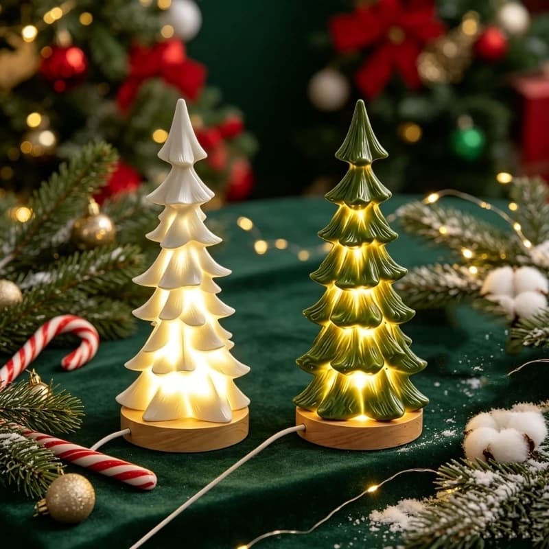 USB Lighted Christmas Tree Tabletop Decoration