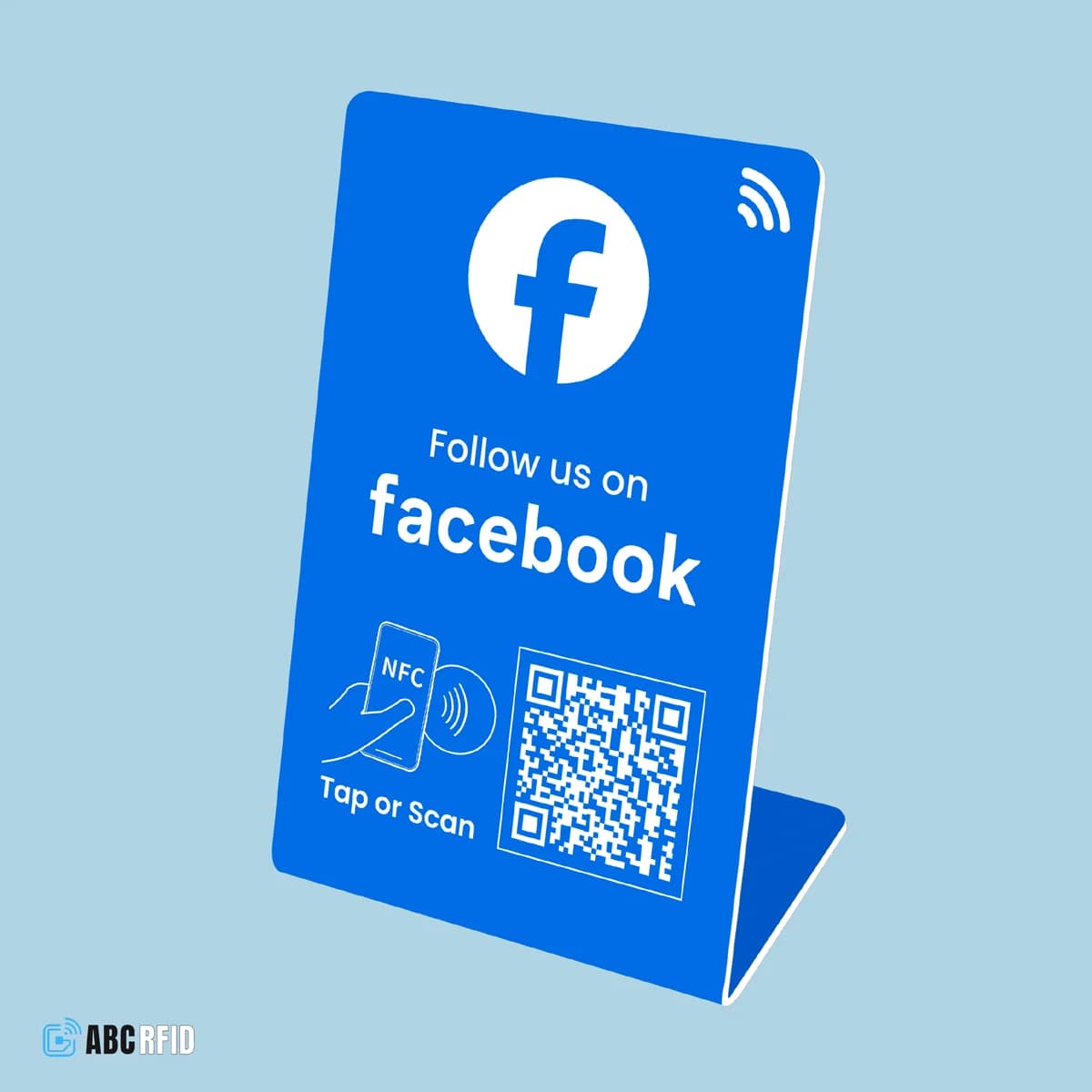 Follow us on Instagram, Facebook stand, TiKTok QR code+NFC Tap, get more follower, Dynamic QR code, link can be changed anytime
