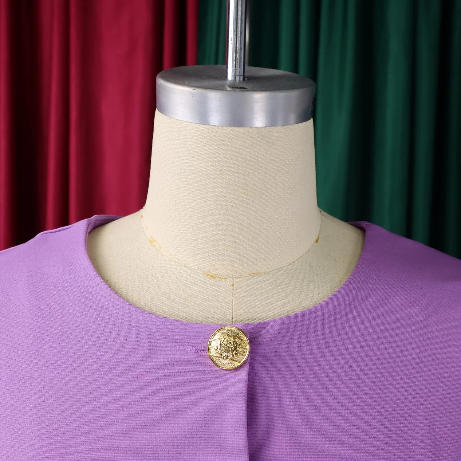 Bodycon Work Dress with Buttons