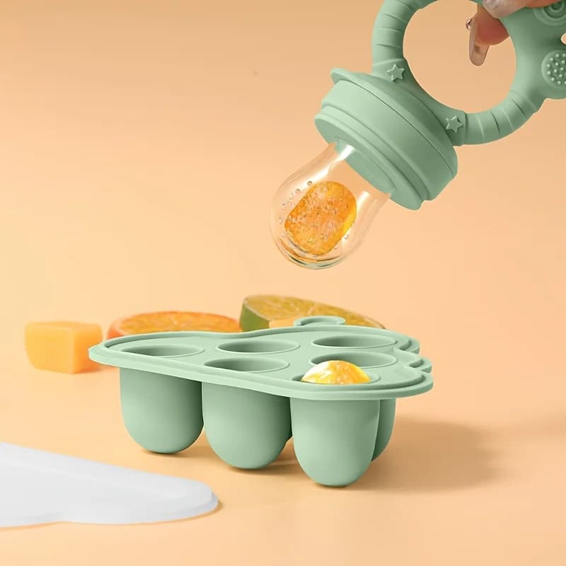 Baby Feeding Set with Fruit Feeder and Freezer Mold