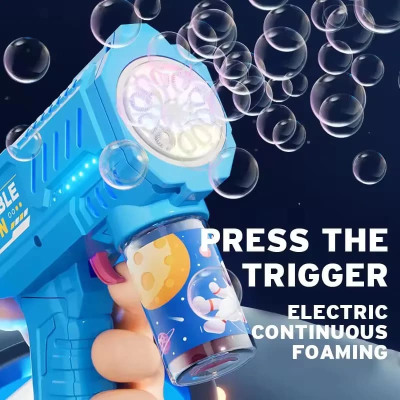 Automatic Bubble Gun Rocket Machine