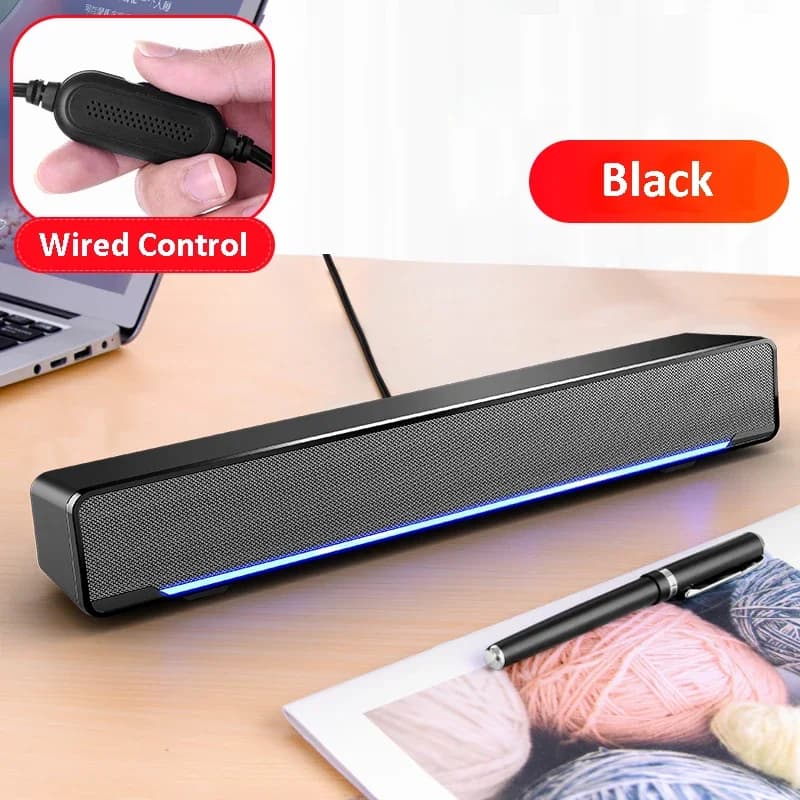USB Desktop Speaker with 3.5mm Audio Input