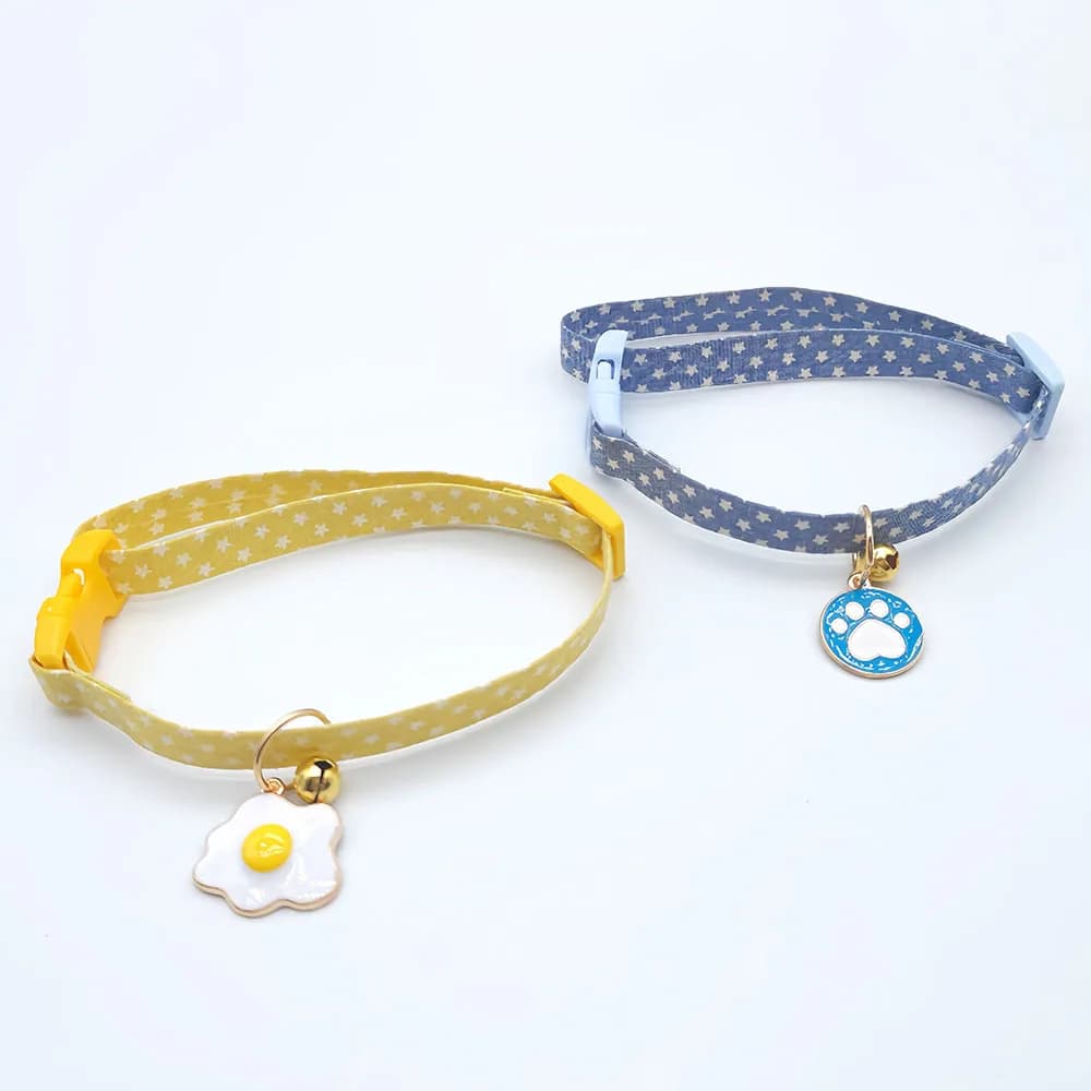 Adjustable Small Dog and Cat Collar with Bell