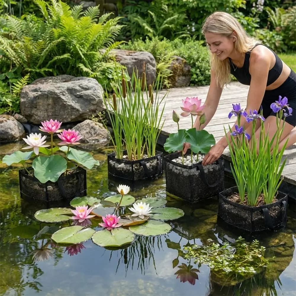 Pond Planting Bags with Handles