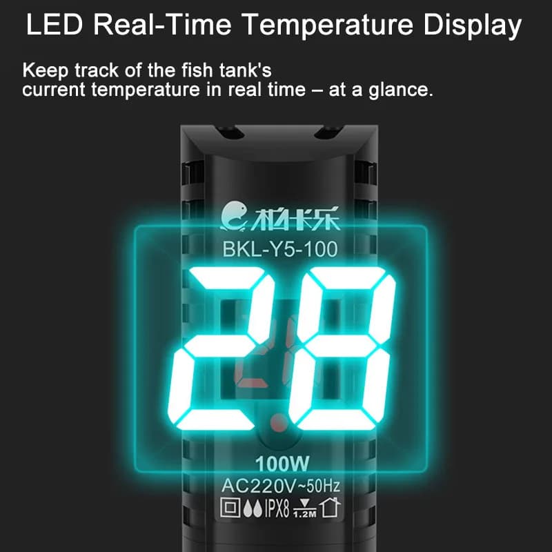 Digital Aquarium Heater with LCD Thermostat