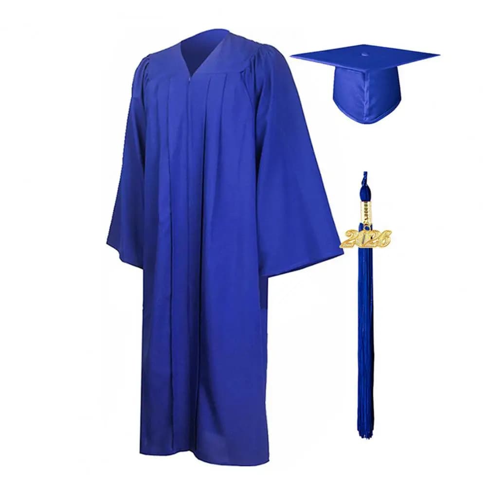 Unisex Graduation Robe With Hat And Tassel