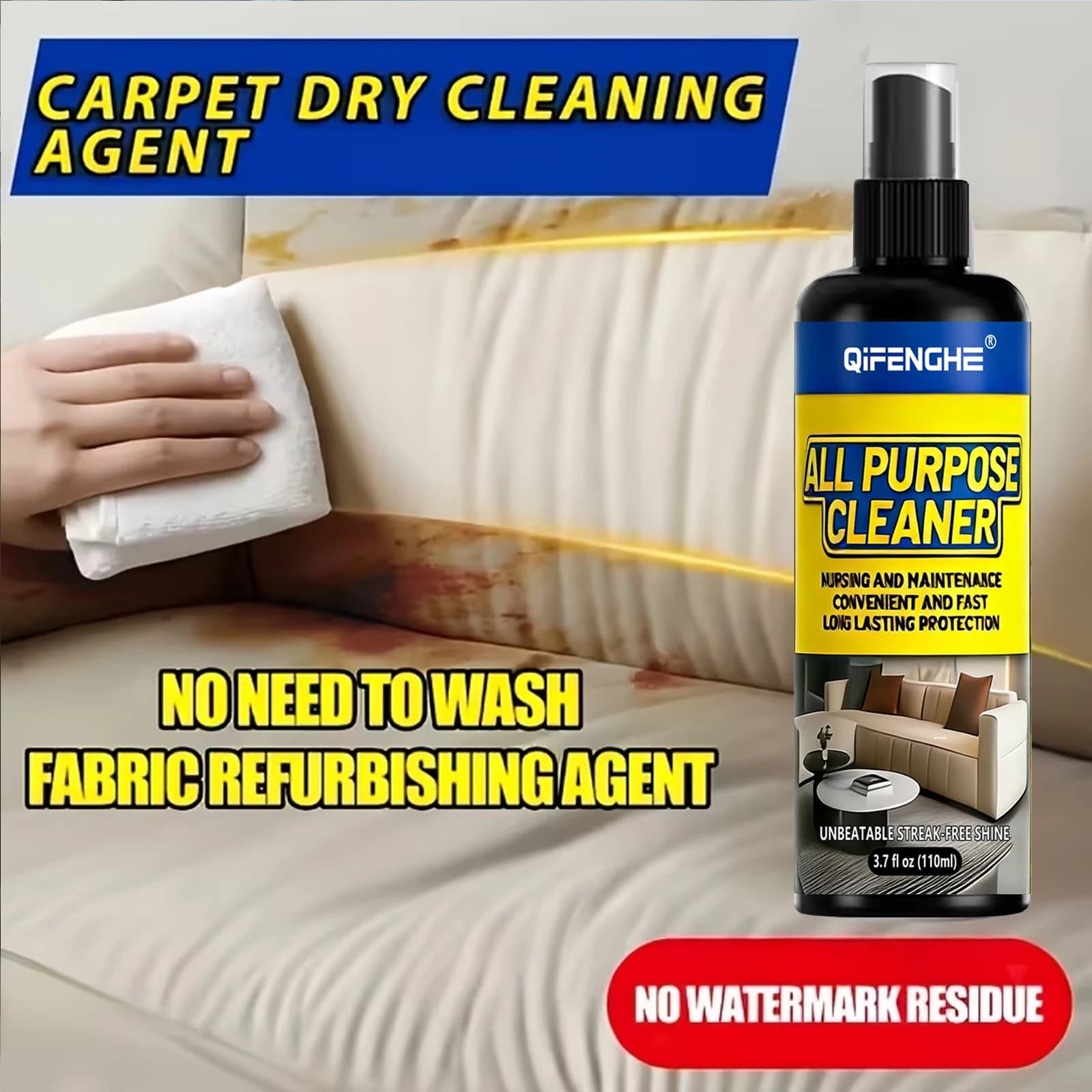 All Purpose Cleaner Spray with Microfiber Towel