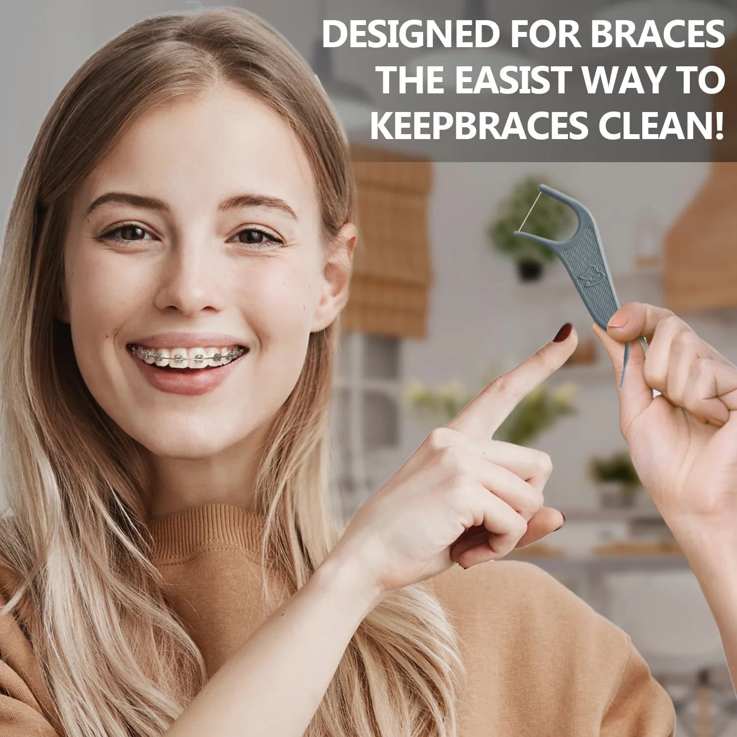 Orthodontic Floss Picks for Braces