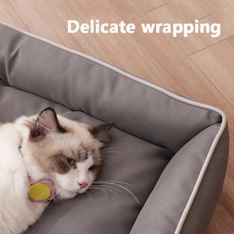 Pet Bed Basket With Cushion