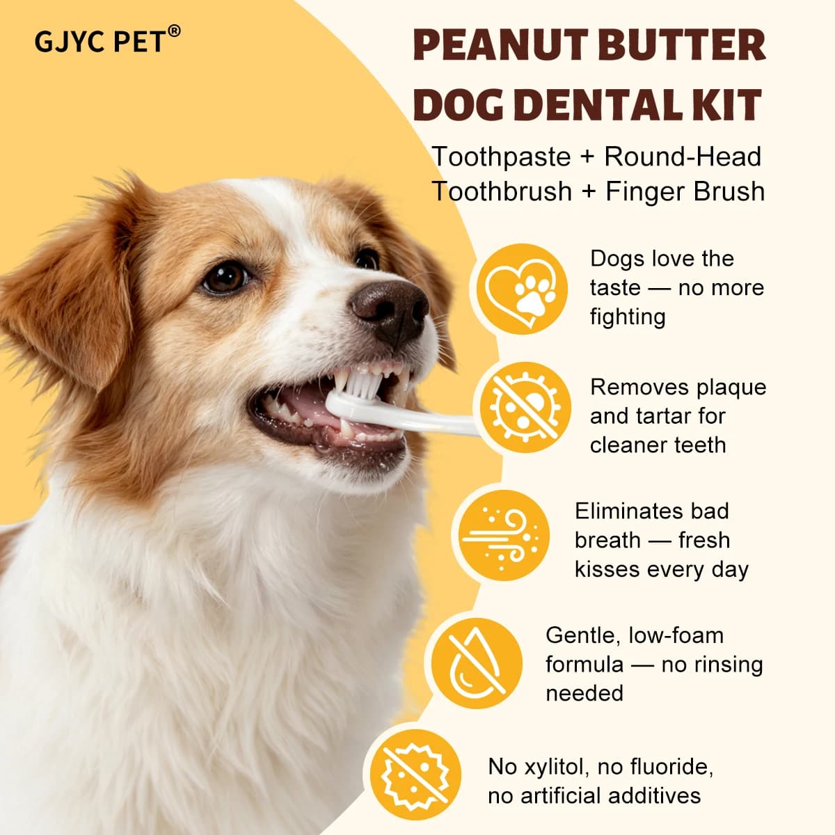 Dog Toothpaste Dental Care Kit Peanut Butter
