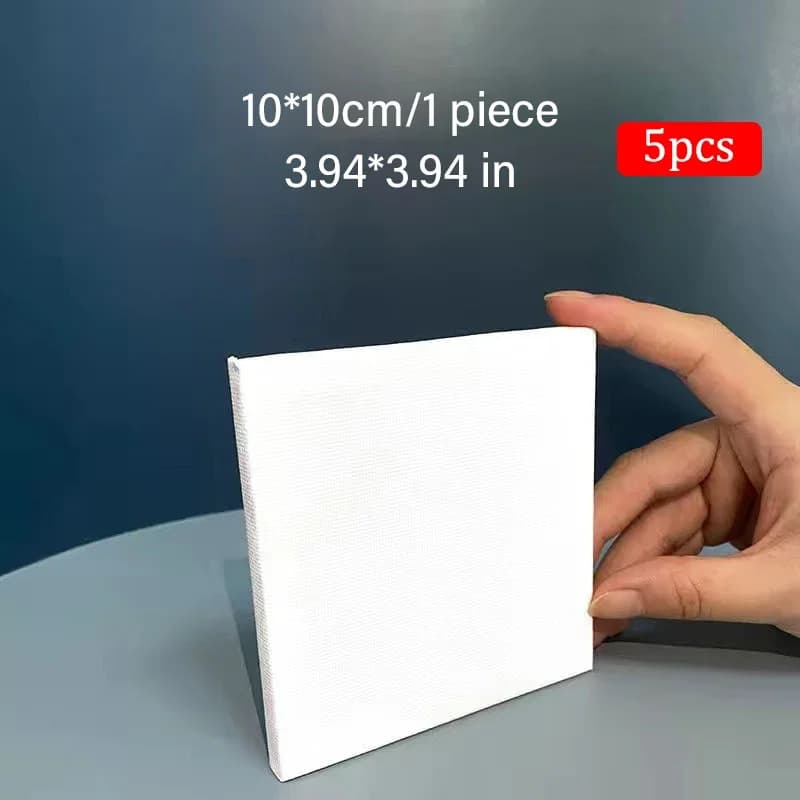 Cotton Canvas Boards Assorted Sizes Set of 5