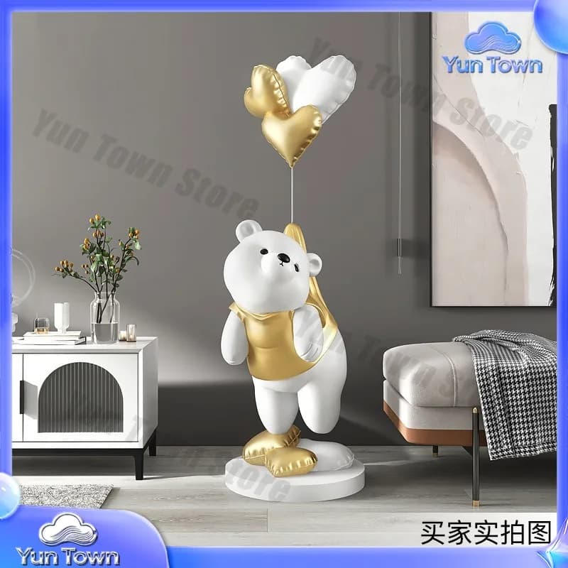 Floor-standing Ornament Home Decor Next to TV Cabinet Light Luxury and Elegant Housewarming New Home Gift