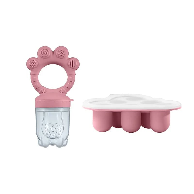 Baby Feeding Set with Fruit Feeder and Freezer Mold