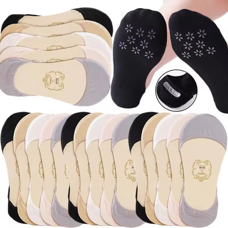Women's Cotton Invisible Ankle Socks