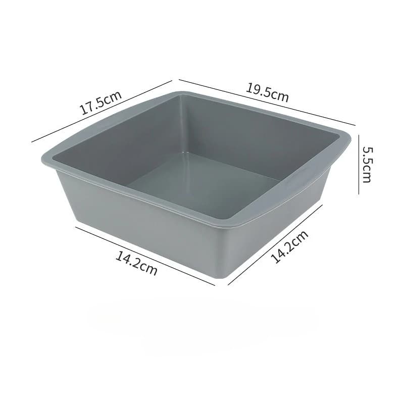 Silicone 8-Inch Square Cake Baking Mold