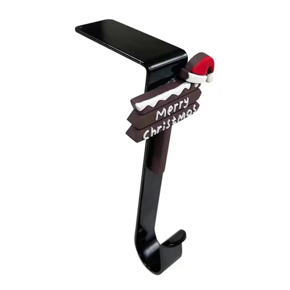 Metal Christmas Stocking Mantel Holder