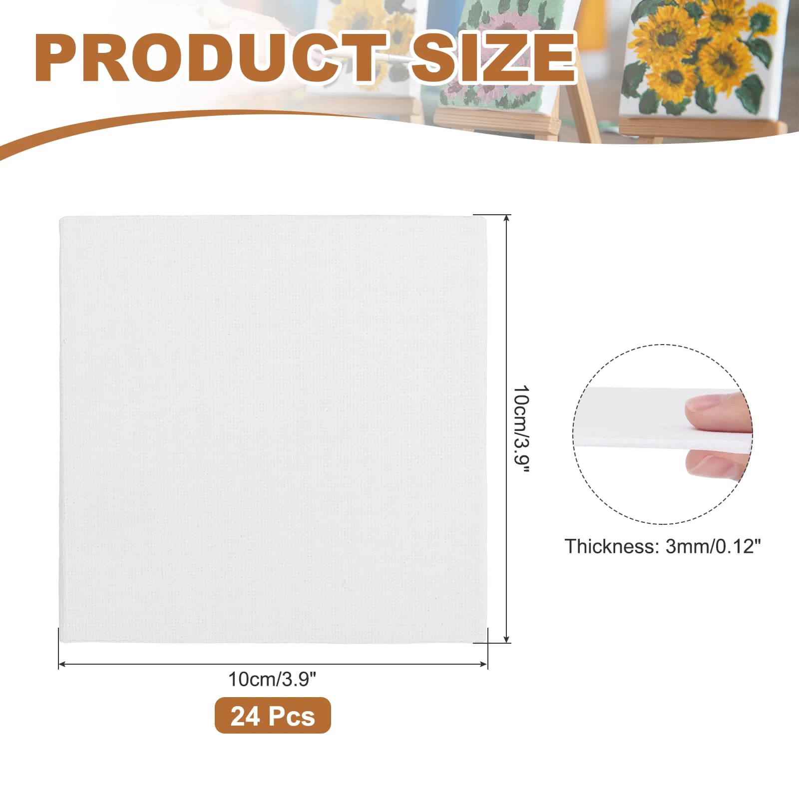 Primed Cotton Canvas Boards for Painting