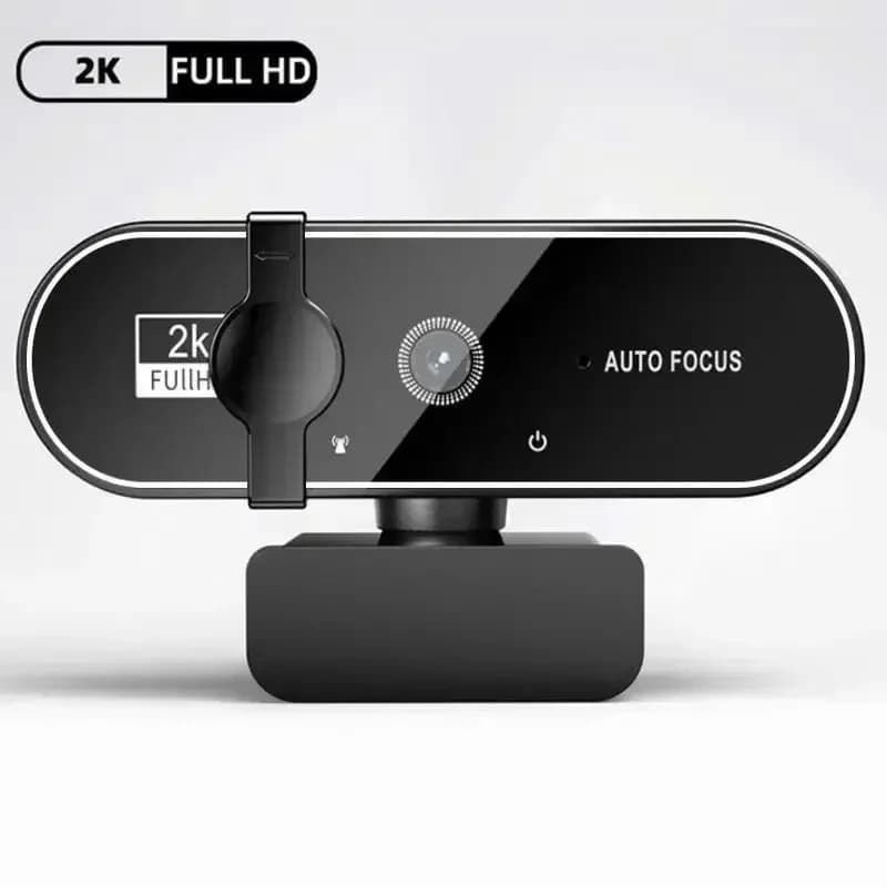 4K Full HD Webcam with Microphone Autofocus 8MP Website Camera for Windows PC Laptop IOS Macbook External Web Cam Video Calling