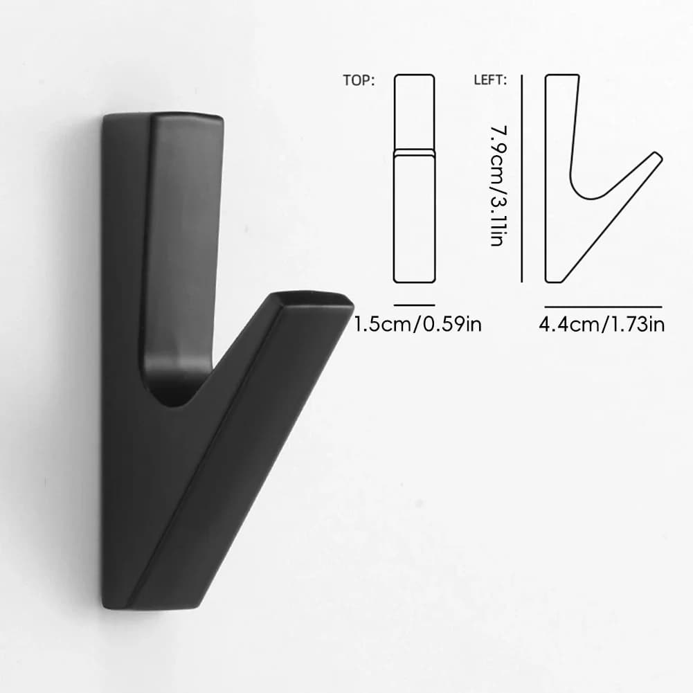 Bathroom Accessories Wall Hooks Wall Coat Rack Wall Hooks for Hanging Clothes Hook for Bags Gold Hangers for Kitchen Towels