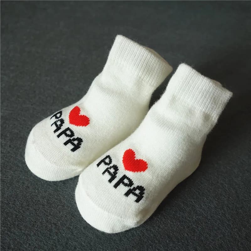 Baby Crew Socks Mama Papa Sentiment Pack