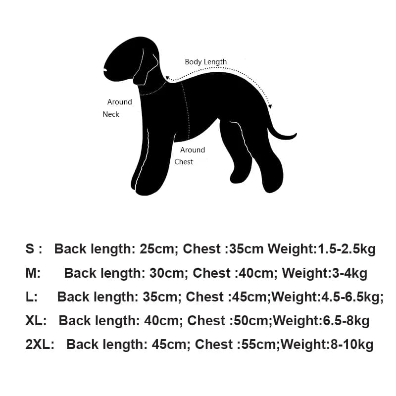 Winter Dog Coat Windproof Jacket