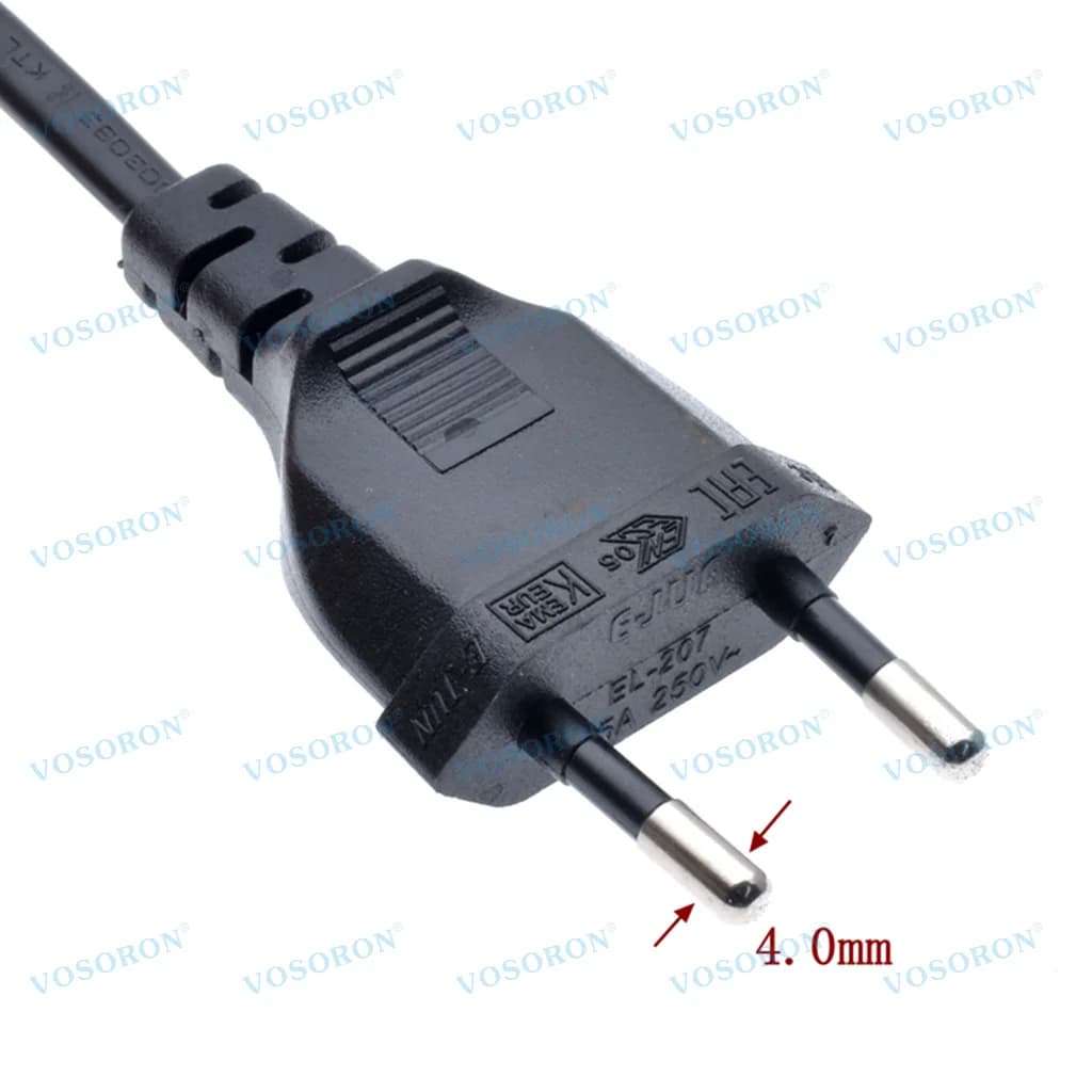 EU Power Extension Cord 5M