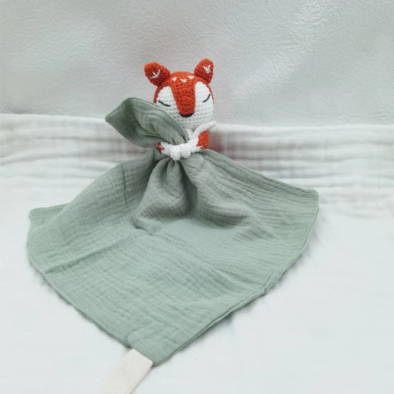 Baby Soother Appease Towel Bib Soft Bunny Bear Lion Sleeping Doll Teether Infants Comfort Sleeping Nursing Cuddling Doudou