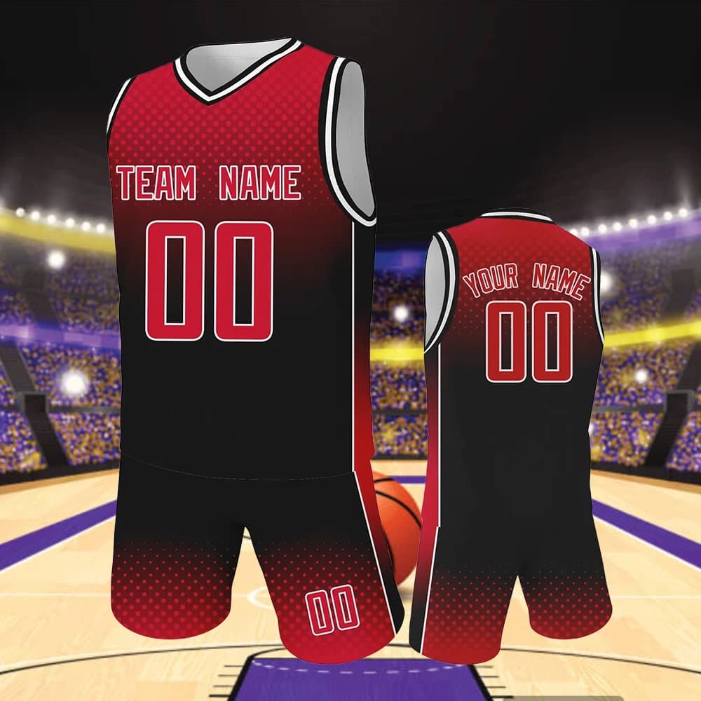 Custom Kids Basketball Jersey and Shorts Kit