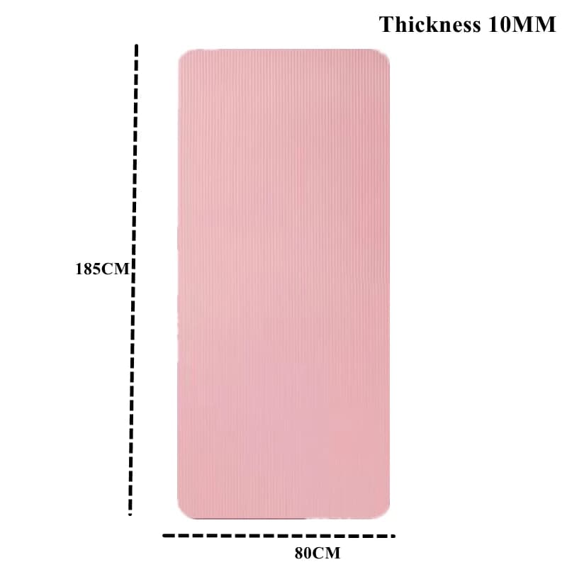 Thick Yoga Mat for Travel and Floor Workouts