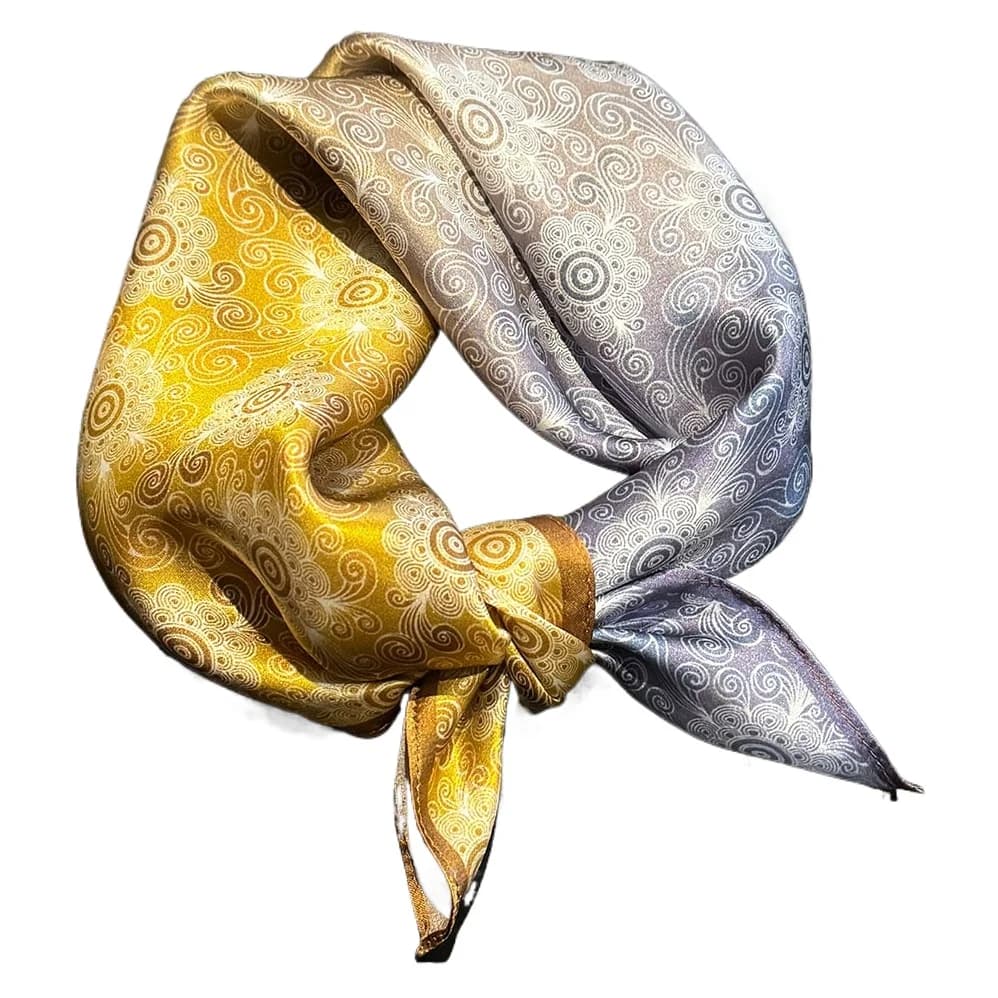 Scarf 100% Silk Bandana Women Square Scarves High Quality Mulberry Wrap Kerchief Fashion Spring Headband Luxury Hijab Shawls