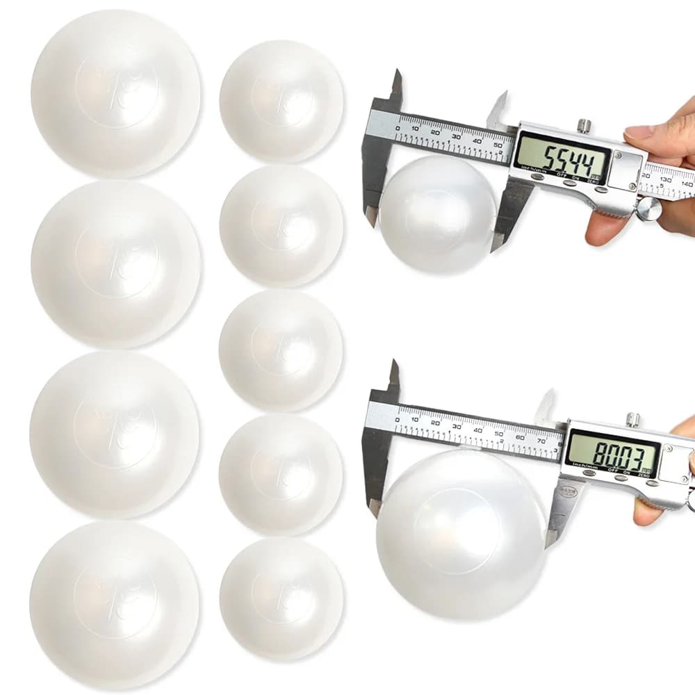 Wedding Backdrop Wall Decor - Faux Large Pearl - DIY Beaded Garland White Ball Pendant & Figurine