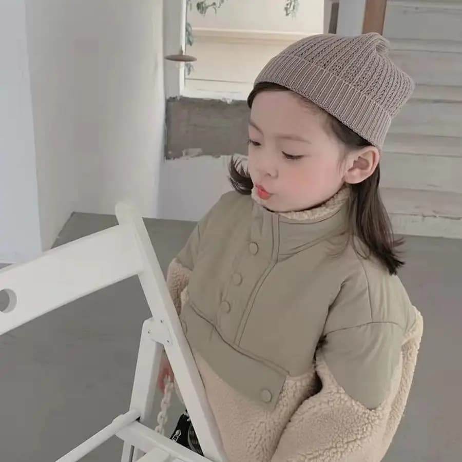 Girls Winter Cotton Parka Coat
