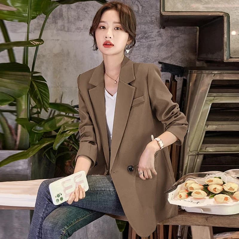 Women's Loose Fit Suit Jacket