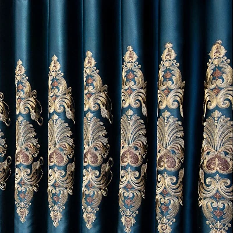 European Blackout Curtains with Heat Insulation