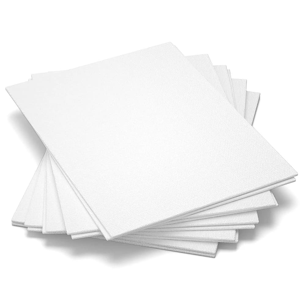 Canvas Panels Gesso Primed White