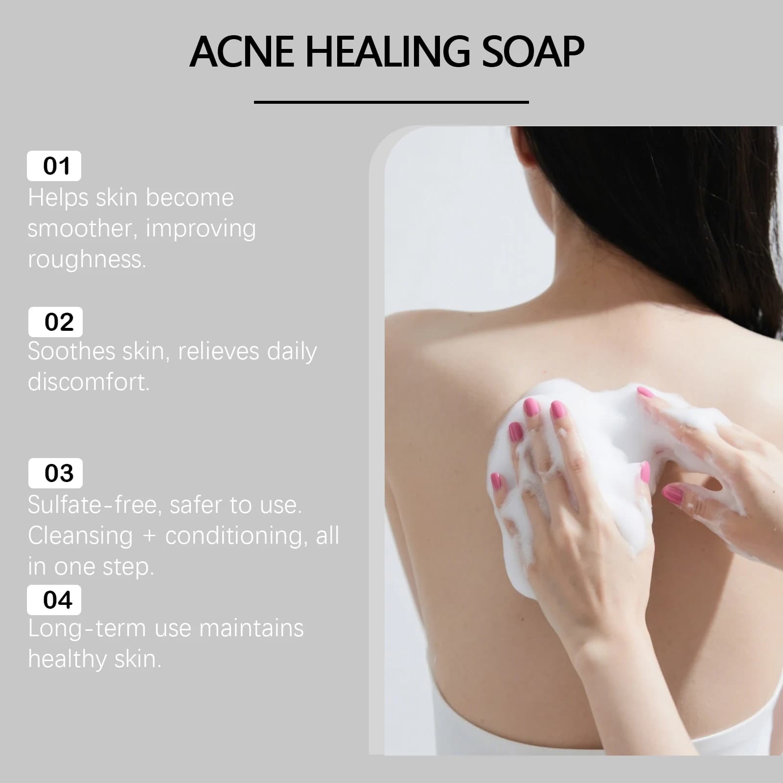Natural Acne Body Wash Bar