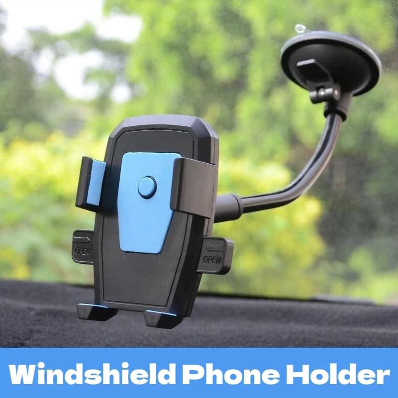 Car Mount for Phones Universal Holder with 360° Rotation for Dashboards and Windshields Easy Setup
