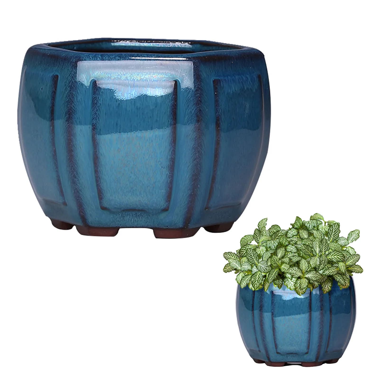 Ceramic Drainage Planter Pot