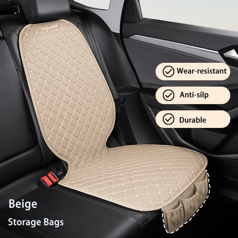 Car Seat Safety Protector Leather Pad
