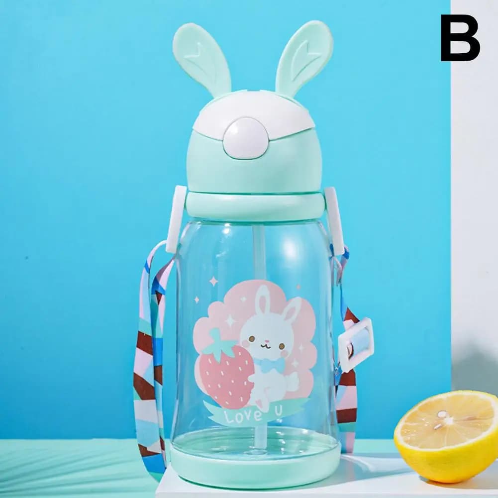 Kids Cartoon Sippy Cup with Straw
